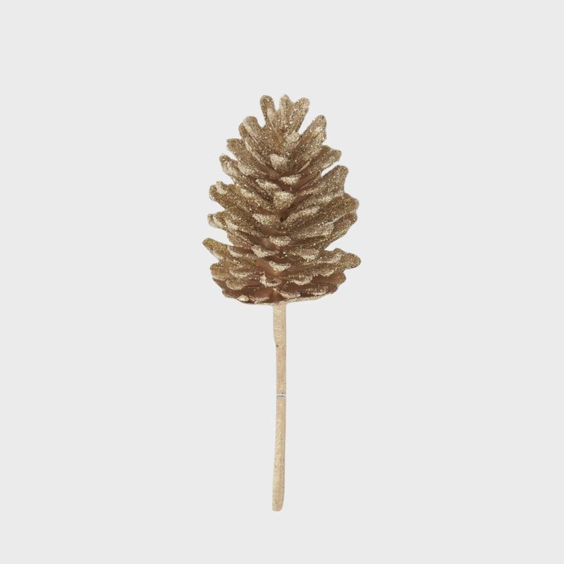 12.5&quot; Gold Pinecone Pick