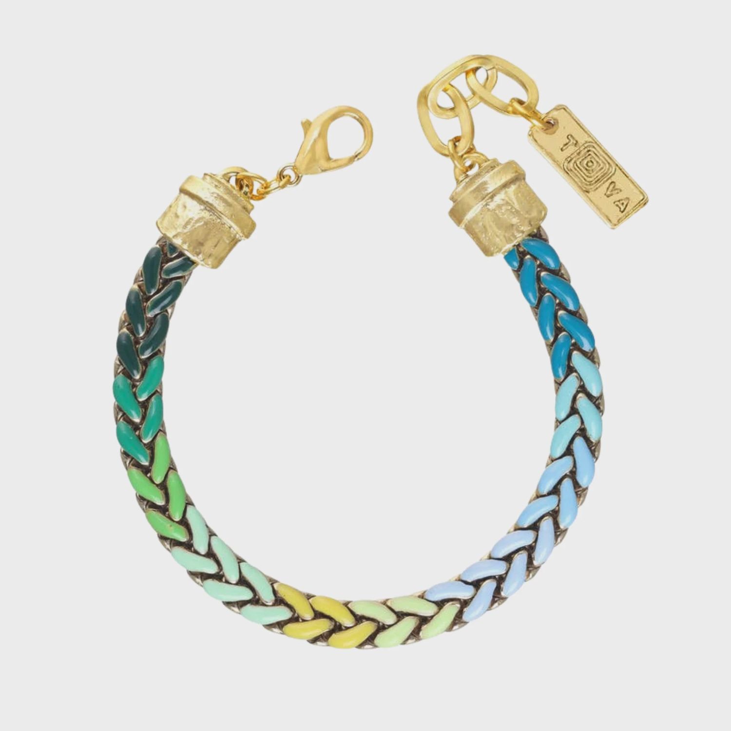 Selina Bracelet: Blue/Green