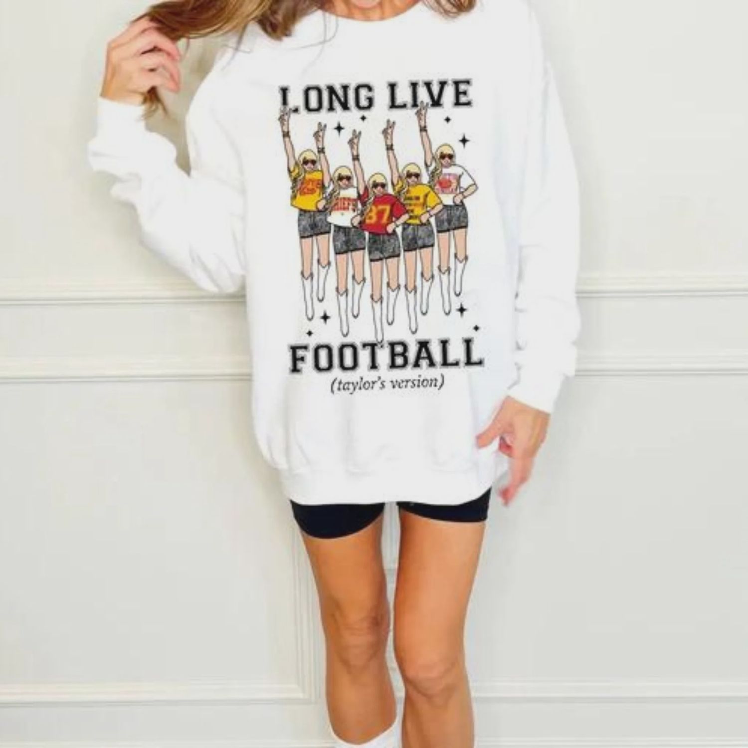 Long Live Football Favorite Taylor Girl Sweatshirt | 4 Sizes