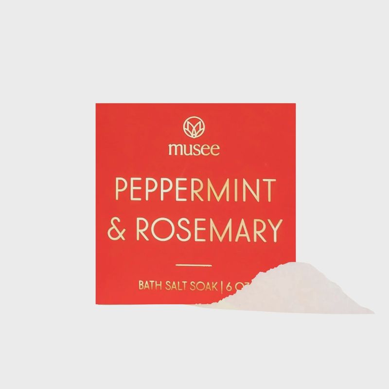 Peppermint &amp; Rosemary Mini Salt Soak | 6 oz