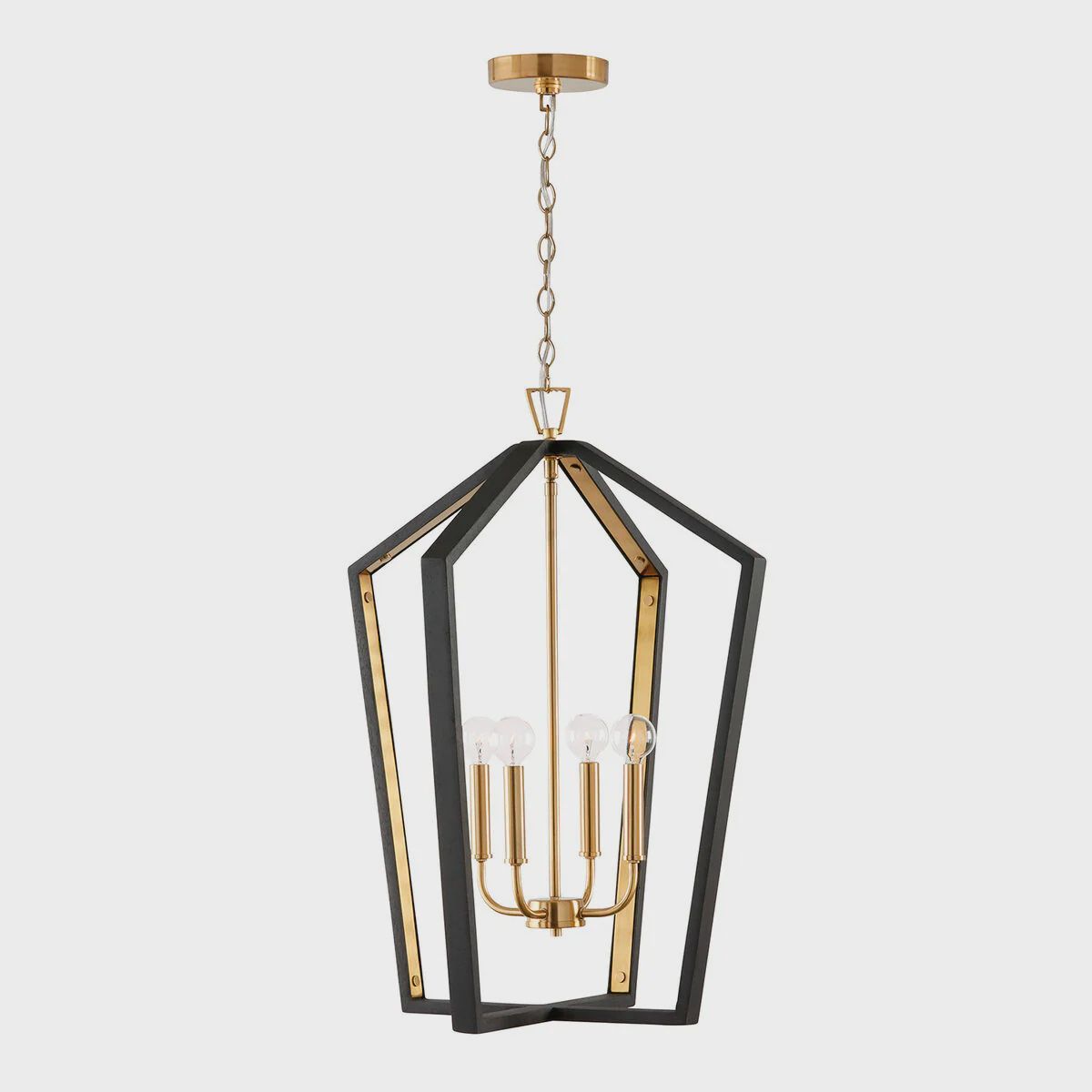 Maren Flat Black Pendant