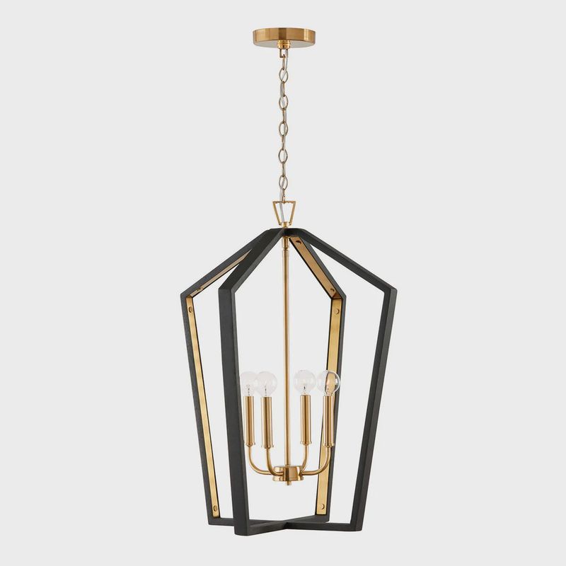 Maren Flat Black Pendant