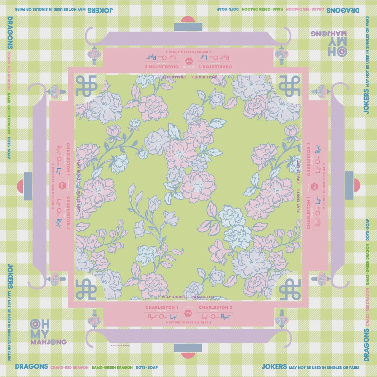 Mahjong Mat | Garden Party