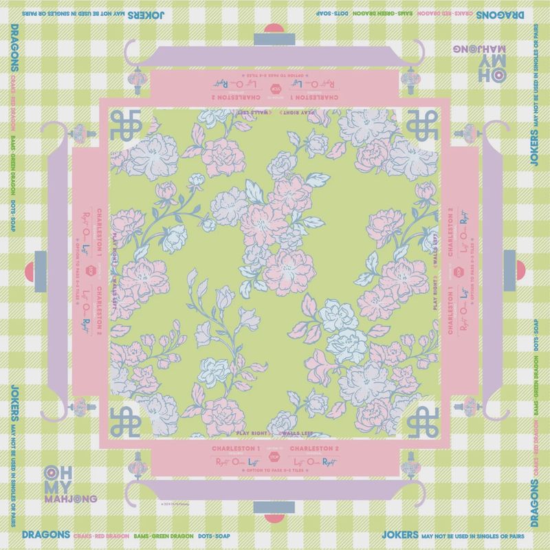 Mahjong Mat | Garden Party