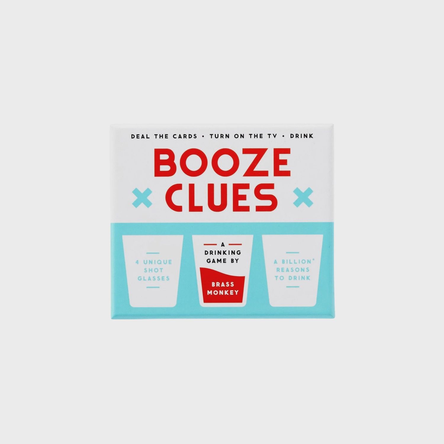 Brass Monkey Booze Clues Drinking Game Set