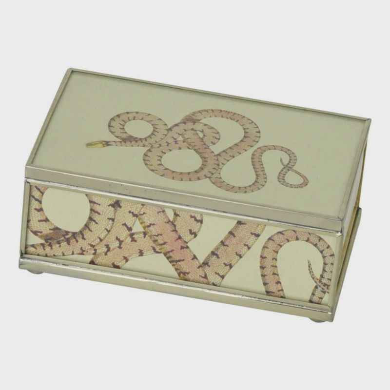 Pink Snake Matchbox Cover