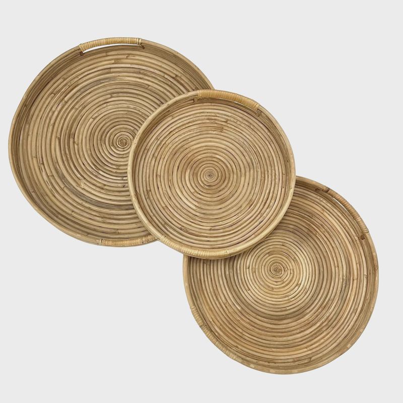 Rattan Hand Woven Tray | 3 Sizes
