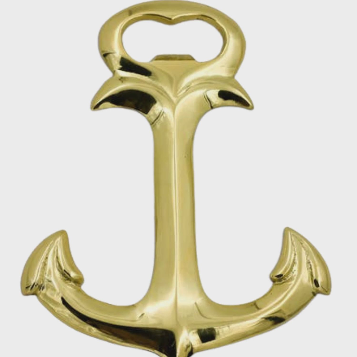Golden Brass Anchor Bottle Opener