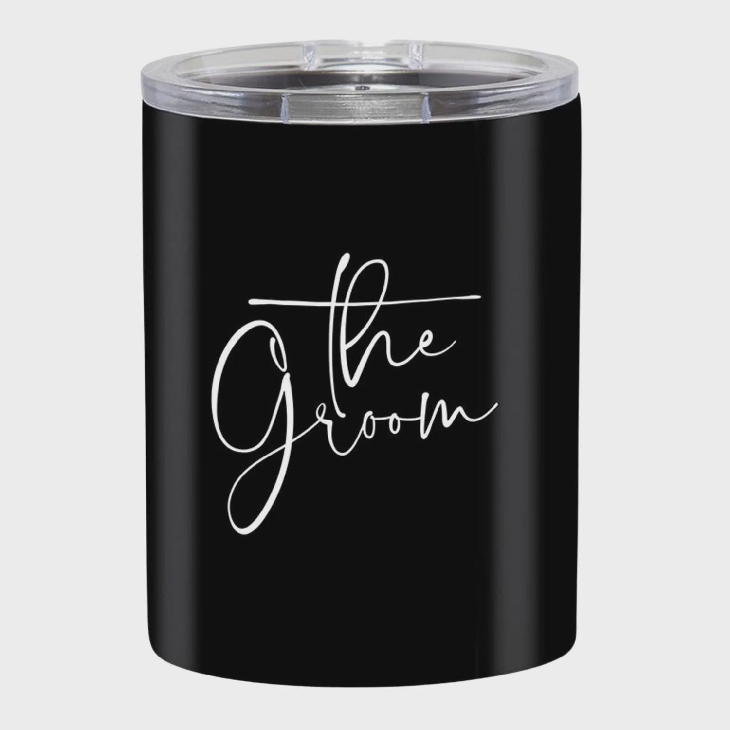 Stainless Steel Tumbler - The Groom: 12 oz