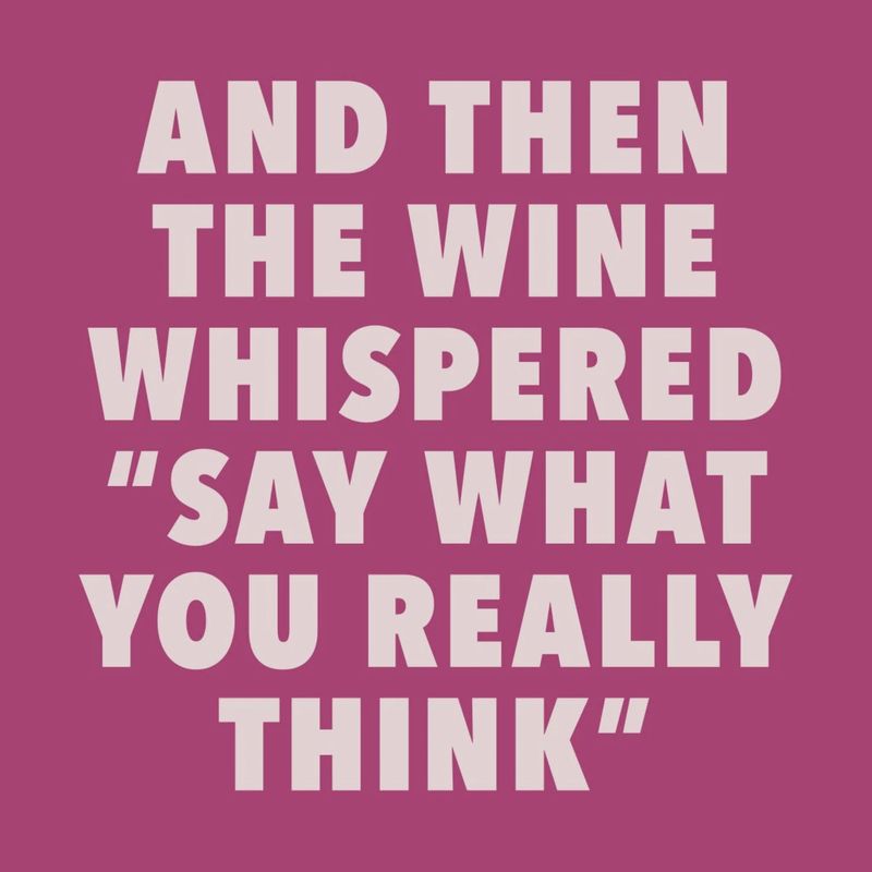 Funny Cocktail Napkins – &quot;What You Really Think&quot;