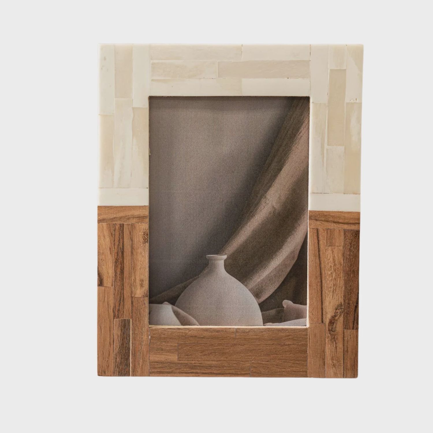 Wood &amp; Bone Photo Frame | 5&quot; x 7&quot;