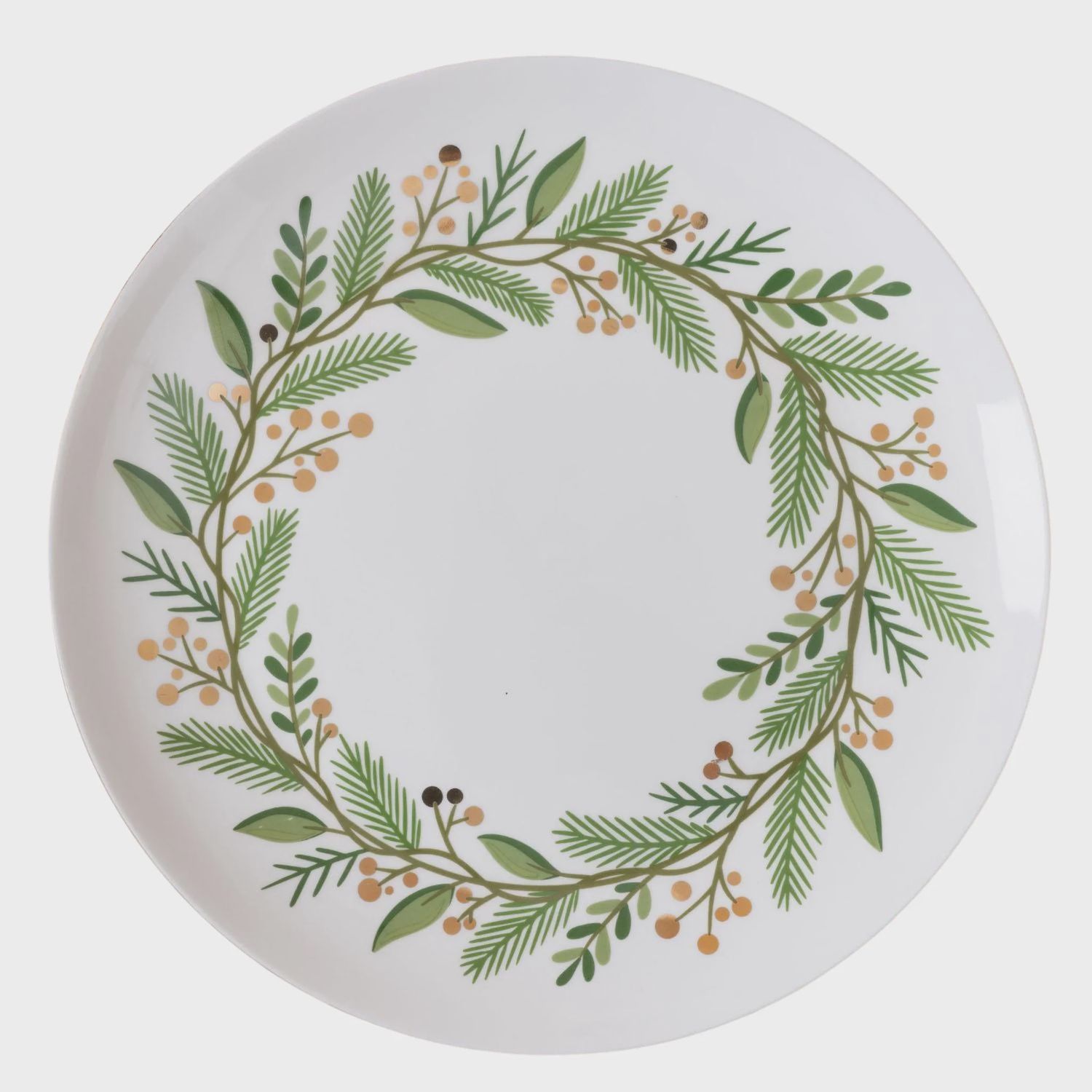 Wreath Dinner Plate
