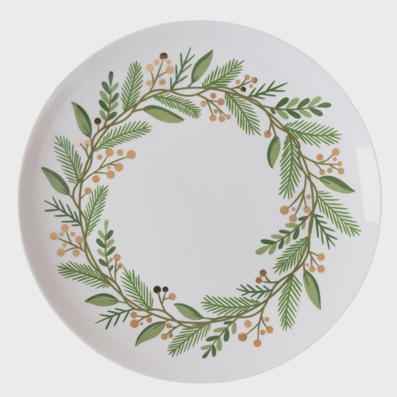 Wreath Dinner Plate