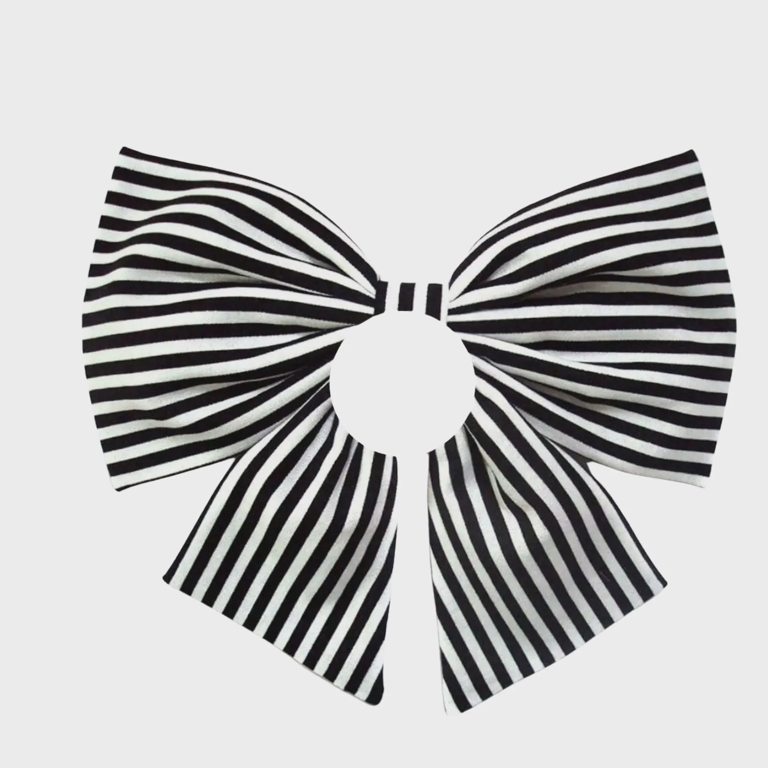 Acrylic Napkin Ring – Black &amp; White Bow