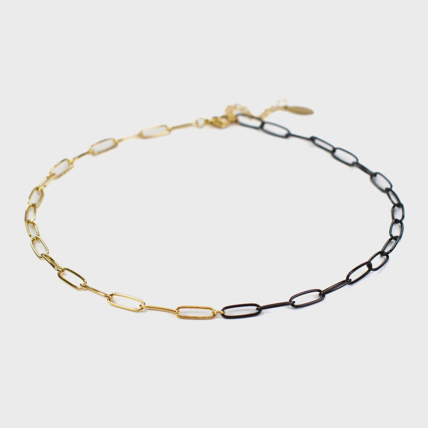 Paperclip Gold Chain Link Necklace