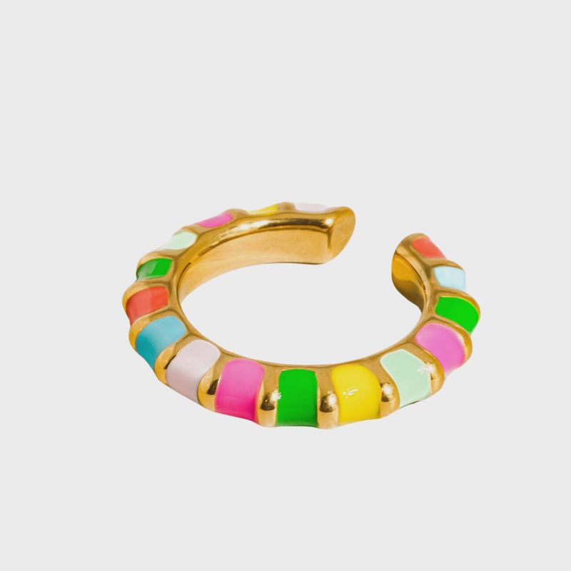 Sardinia Colorful Thin Band Ring