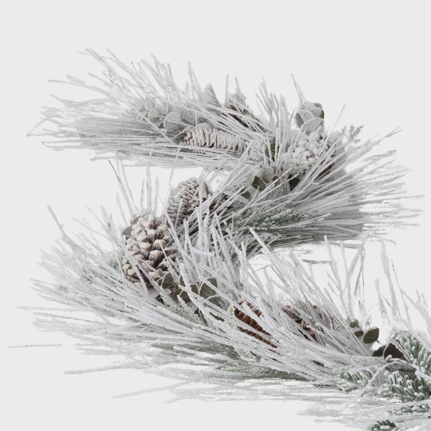 Flocked Pine Garland | 5&#39;