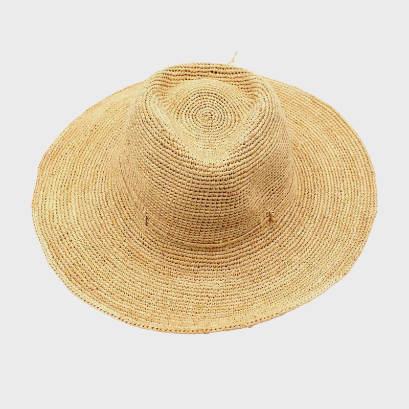 Miramar Crochet Straw Sun Hat