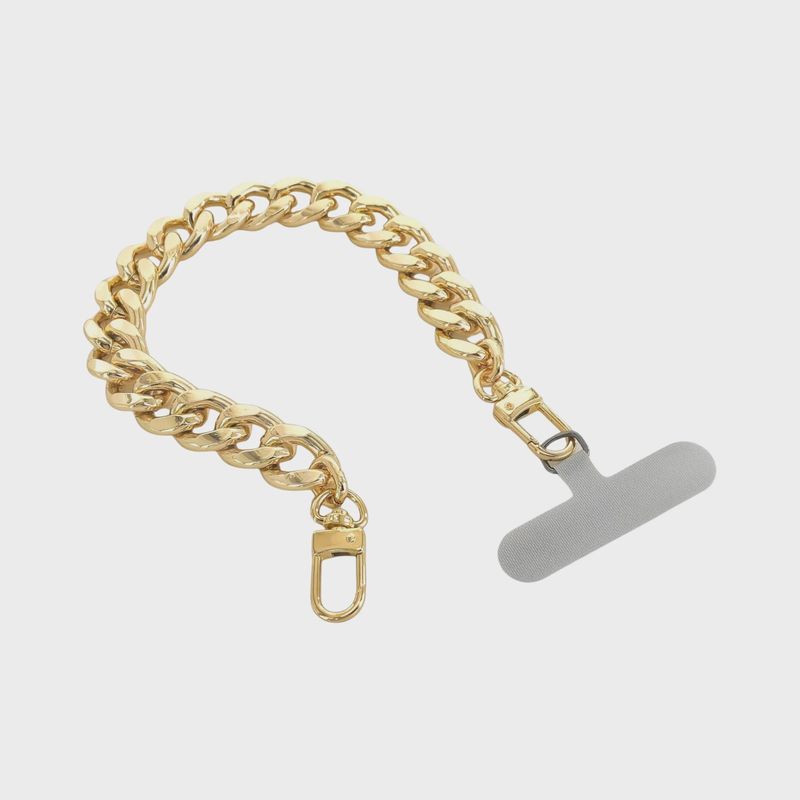 Curb Phone Chain | Gold