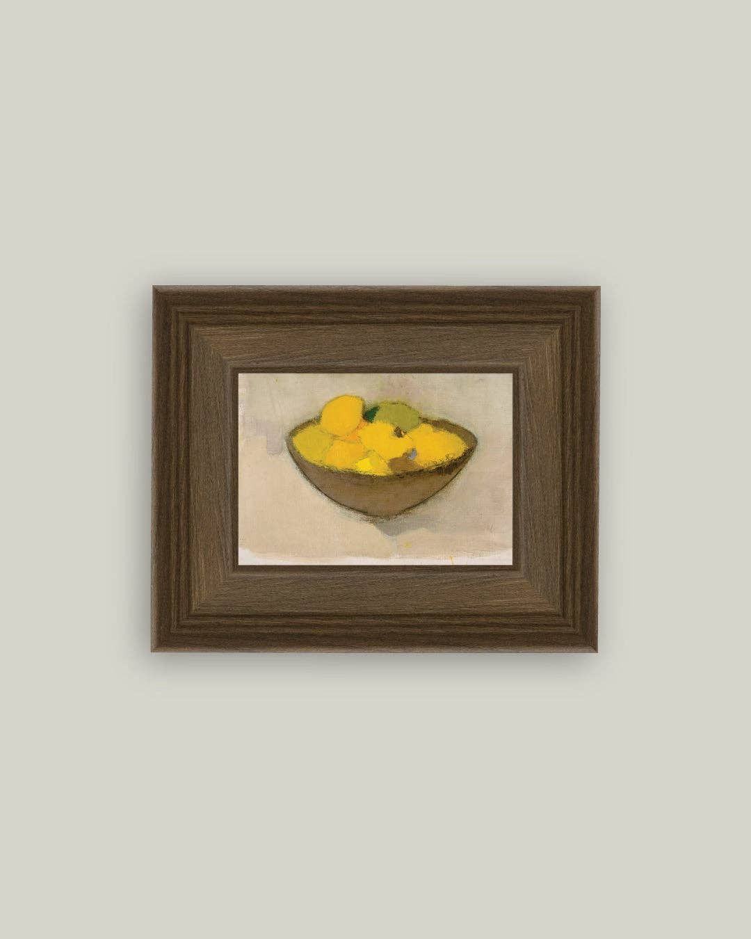 Lemons in a Bowl: 7x5