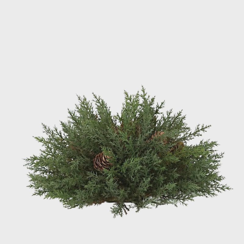 Dark Green Thyme Pine Sphere | 13&quot;