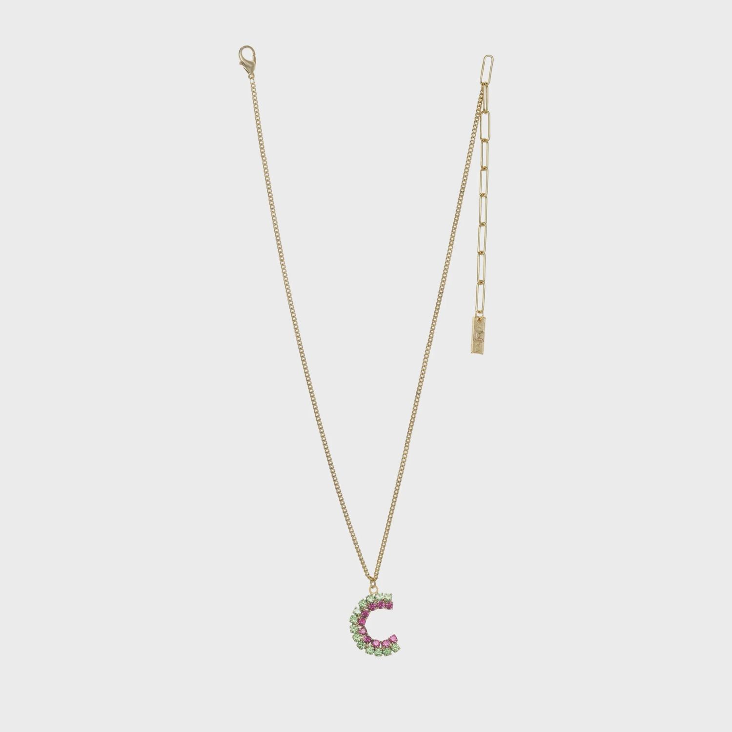 Mini Initials Necklace | C