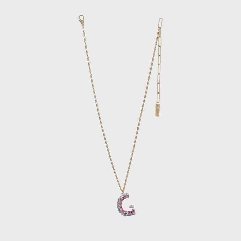 Mini Initials Necklace | G