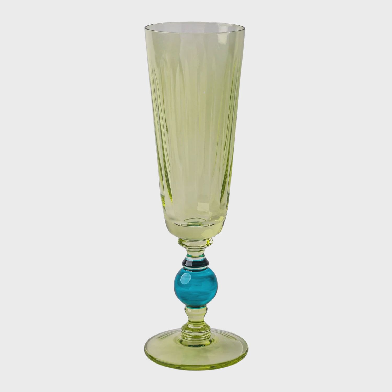 Porto Glass Flute | Green