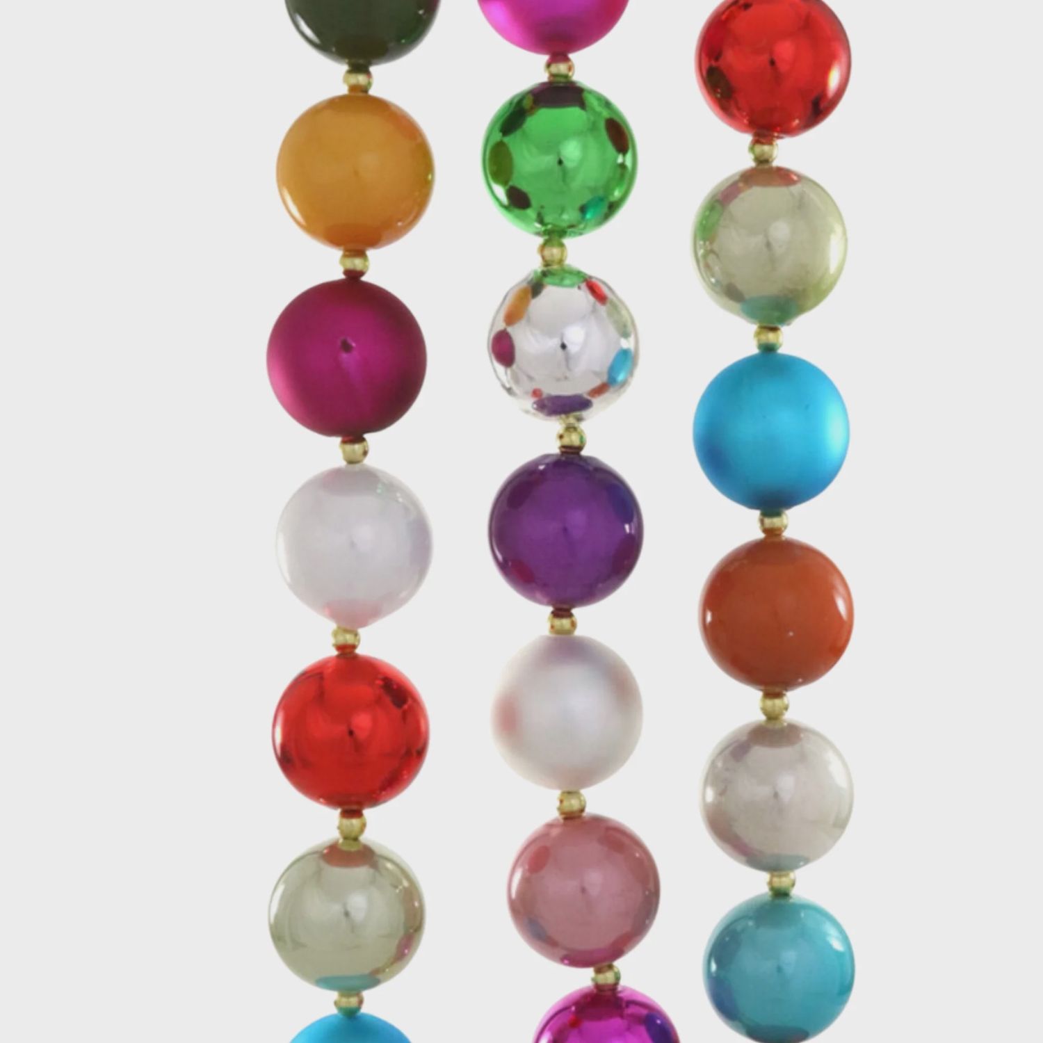 Colorful Glass Bead Garland | 64&quot;