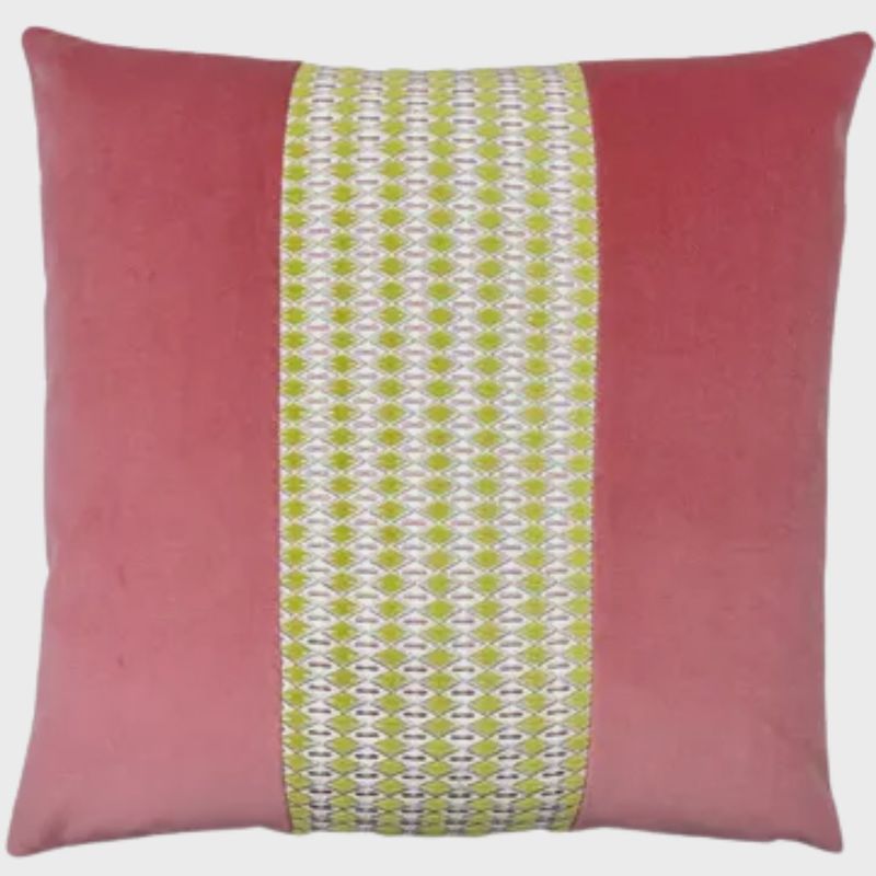 Sutton Shimmery Coral Pillow | 22&quot; x 22&quot;