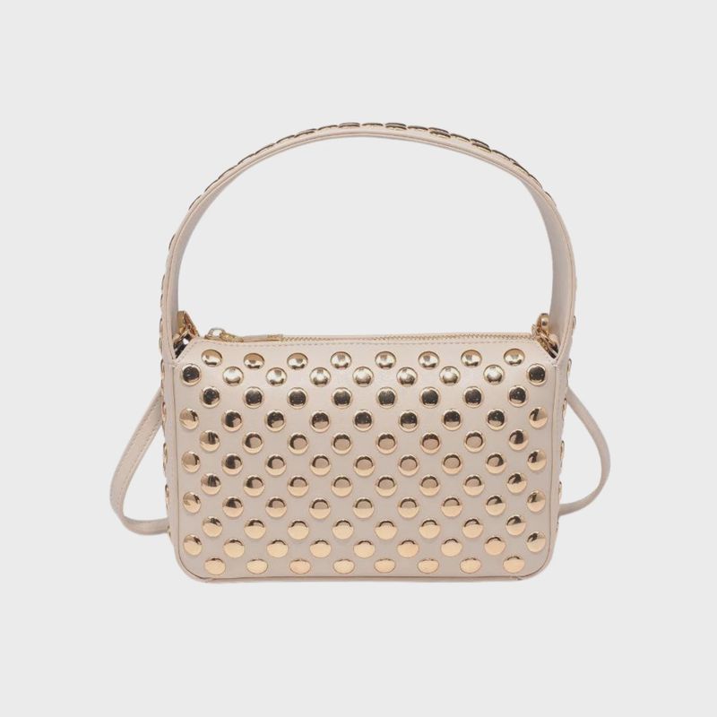 Isabel Studded Crossbody | Ivory