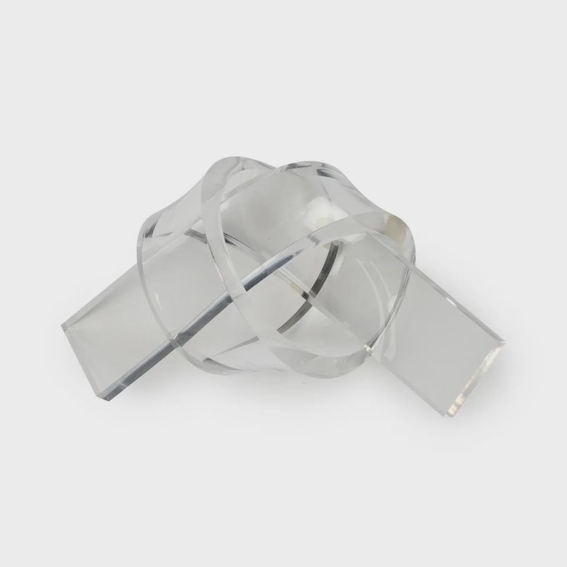 Acrylic Love Knot | Clear