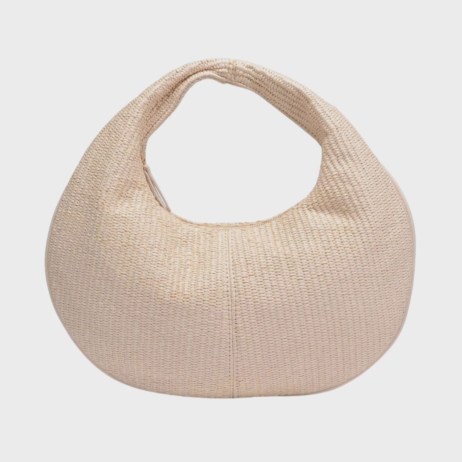 Farrah Straw Hobo | Cream
