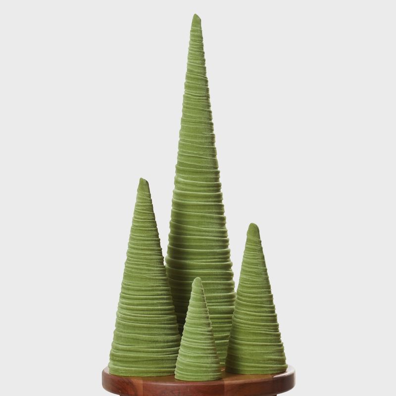 Velvet Cone Trees - Fern (4 Sizes)