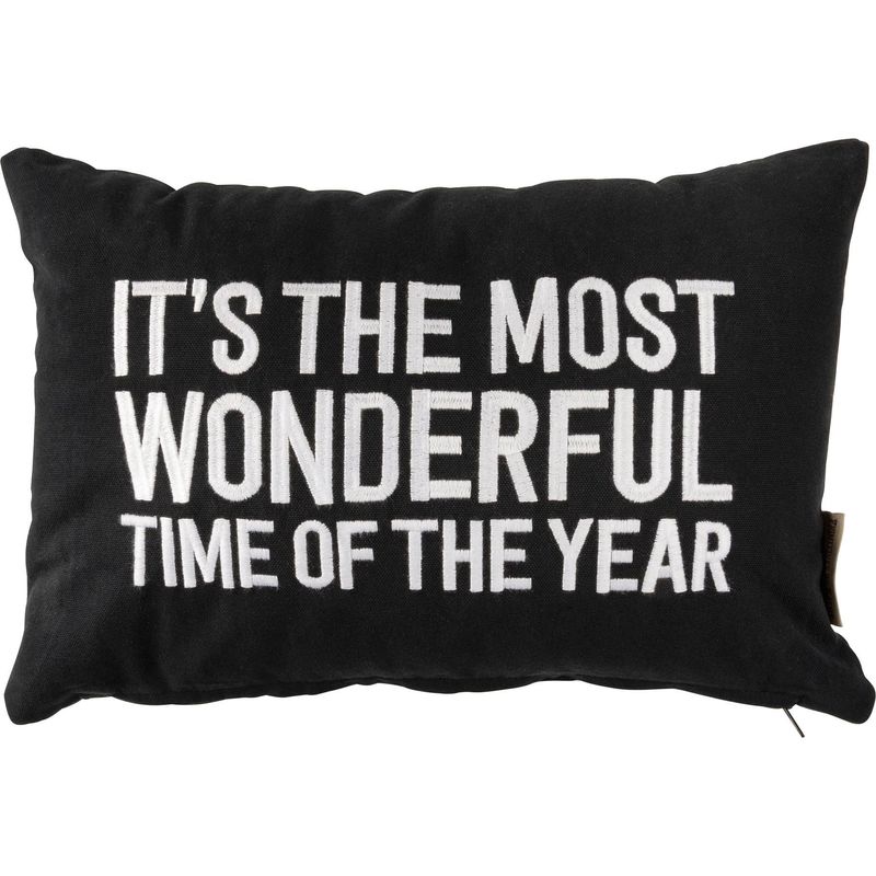 It&#39;s The Most Wonderful Time Of The Year Pillow
