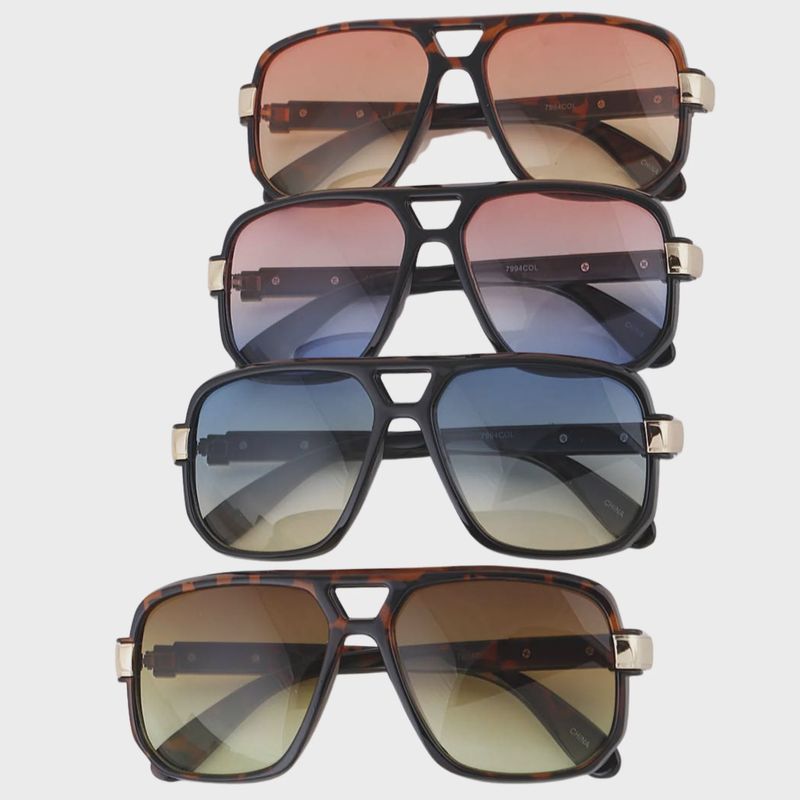 Gradient Lens Aviator Sunglasses | 4 Options