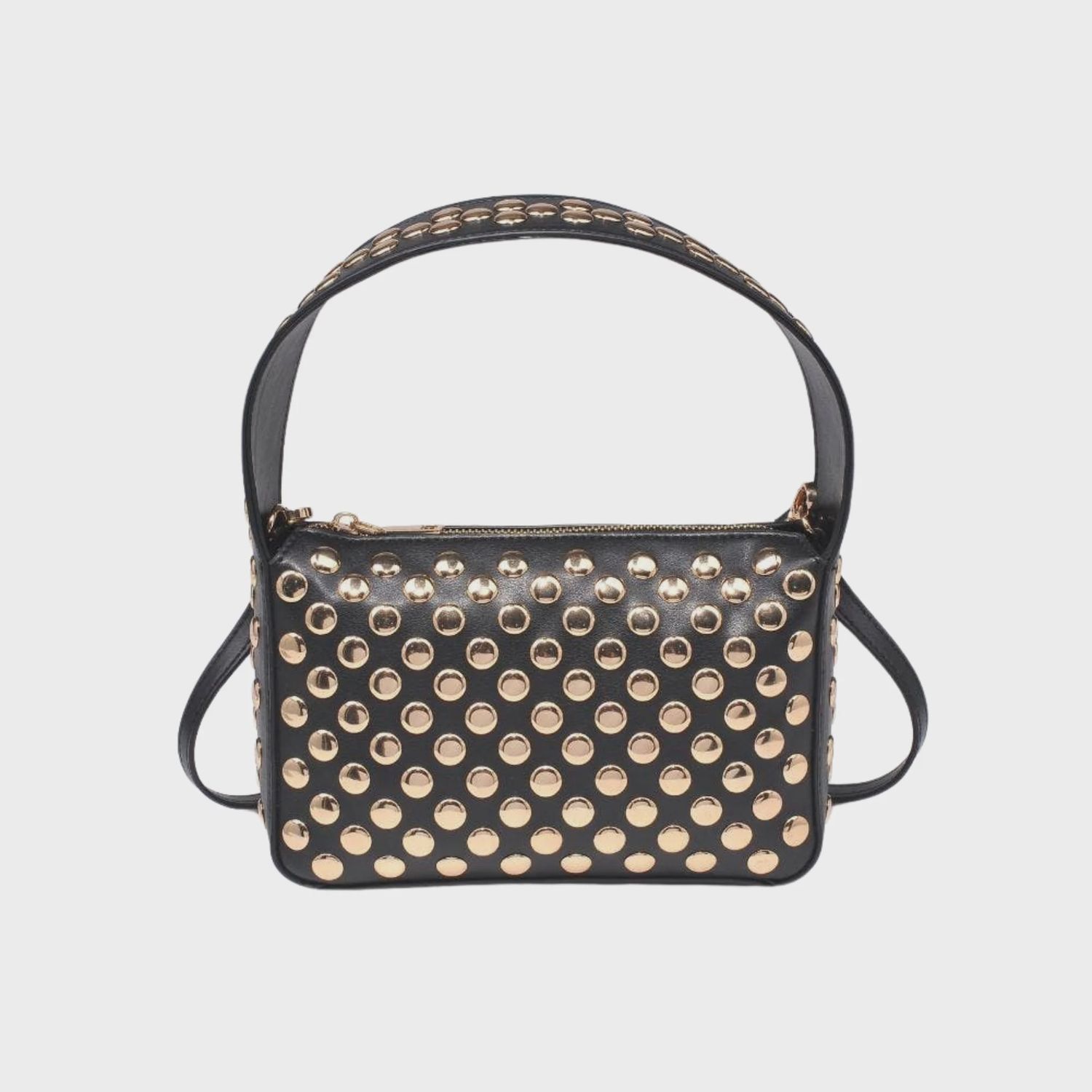 Isabel Studded Crossbody | Black