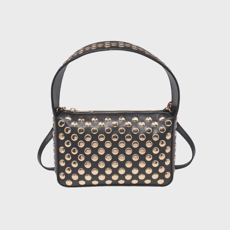 Isabel Studded Crossbody | Black