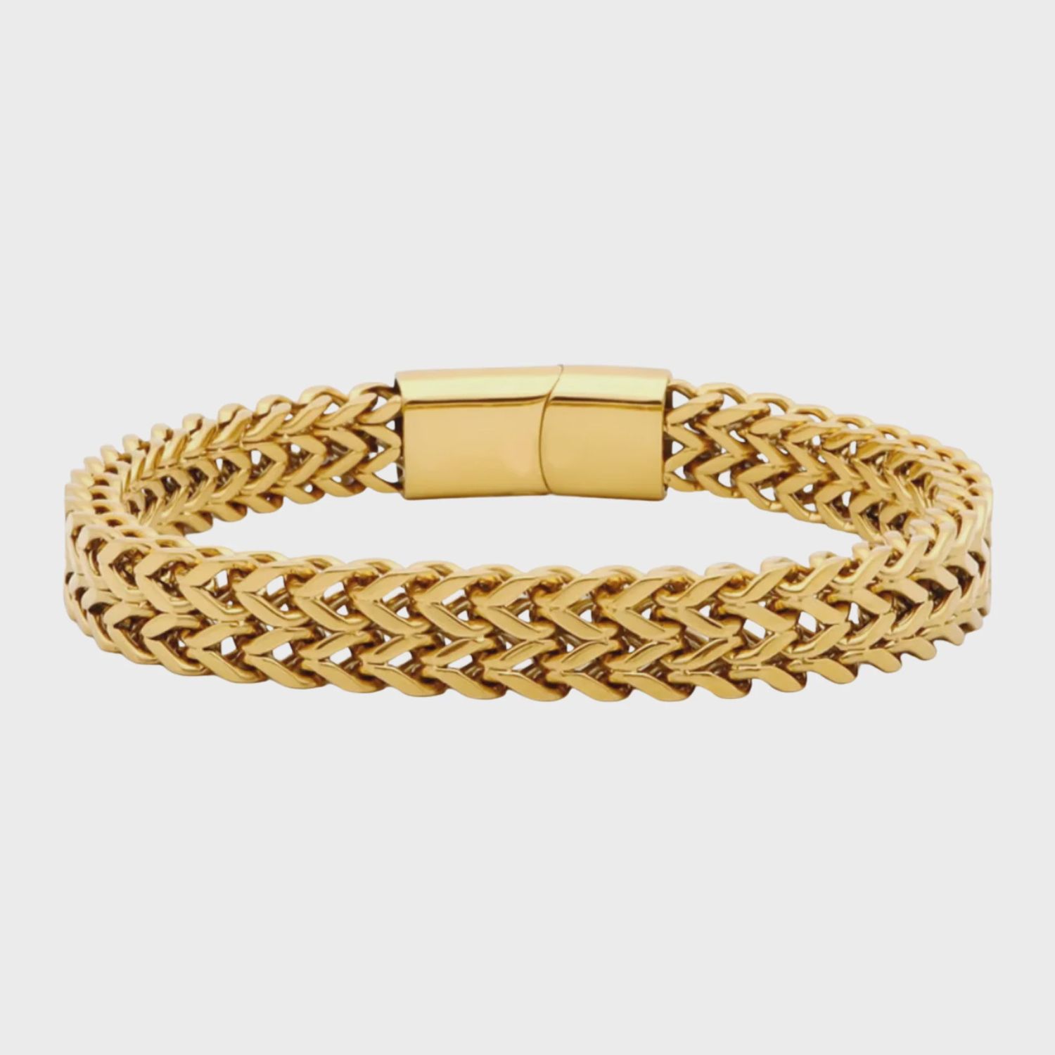 Estate Cuff Bracelet – Magnetic Lock Stainless Steel