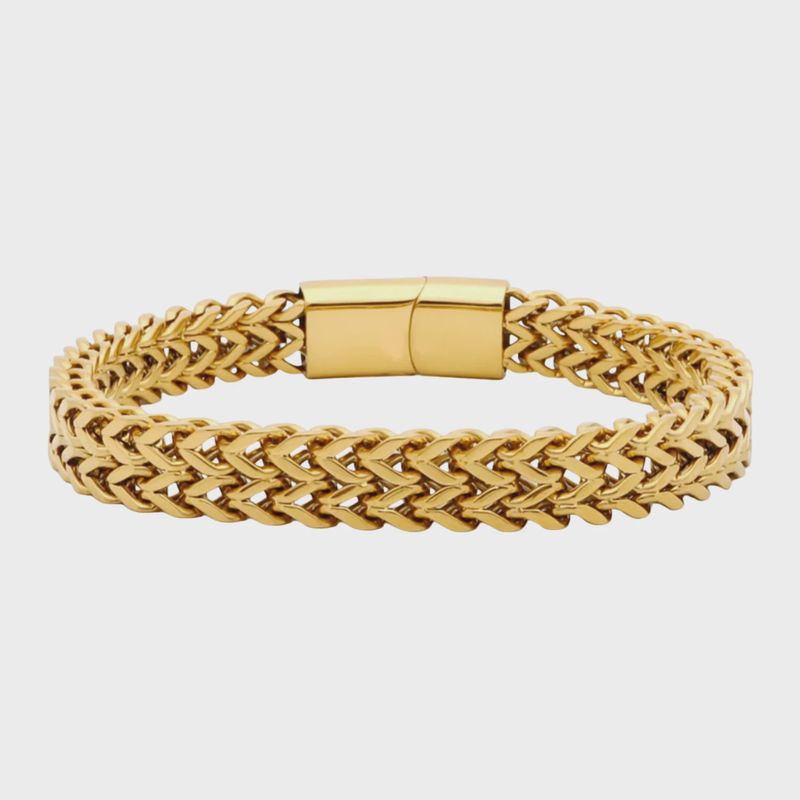 Estate Cuff Bracelet – Magnetic Lock Stainless Steel