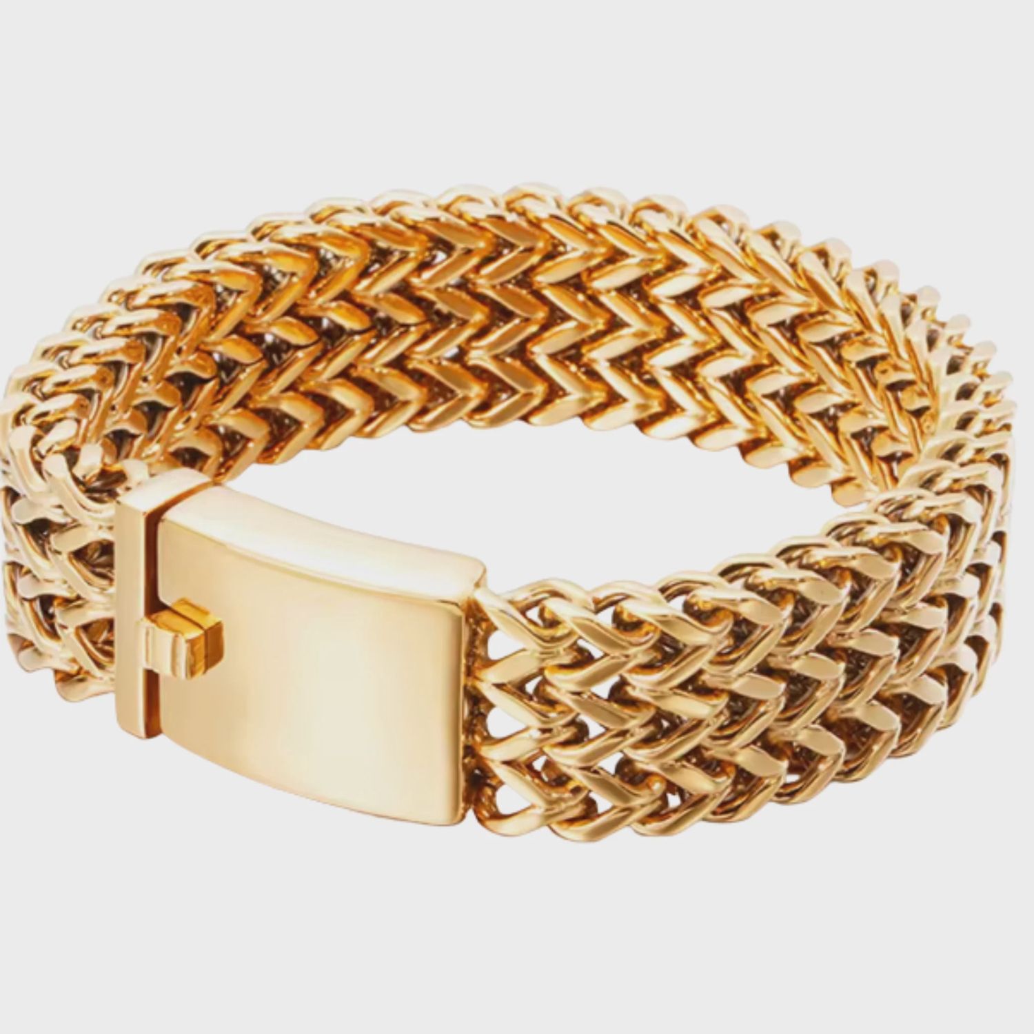 Pen Panthera Stainless Steel Mesh Watch Band Bracelet