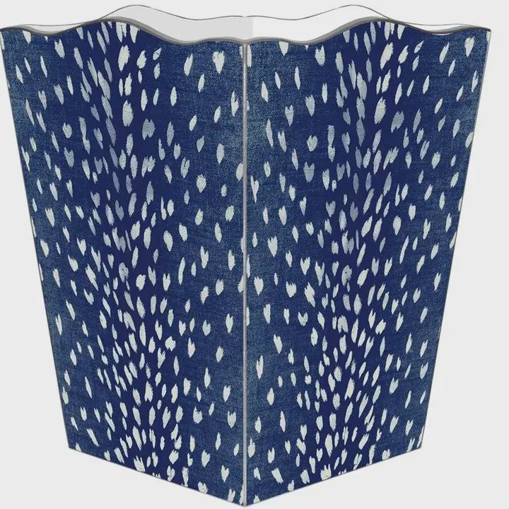 Navy Antelope Wastepaper Basket