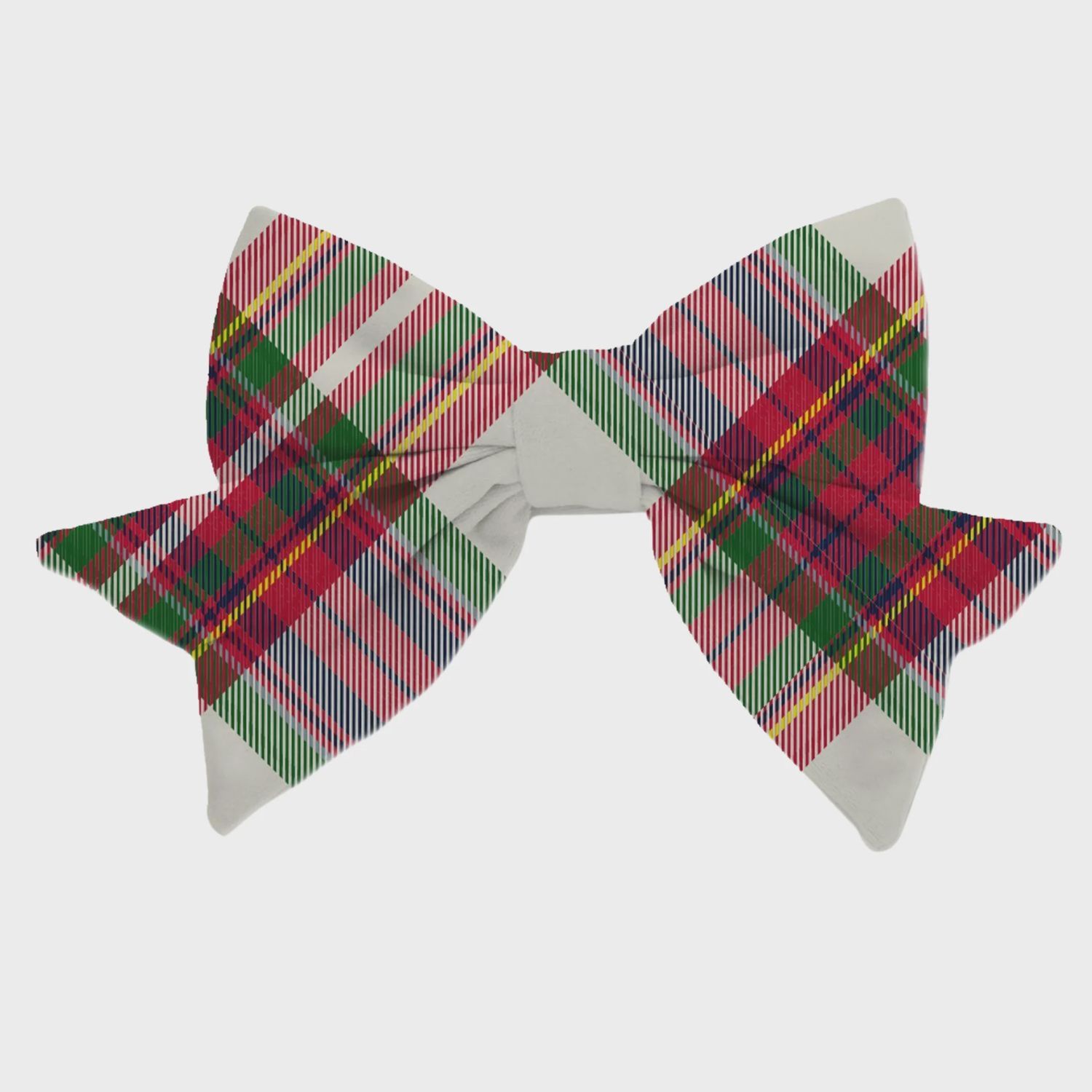 Holiday Plaid Magnetic Bow