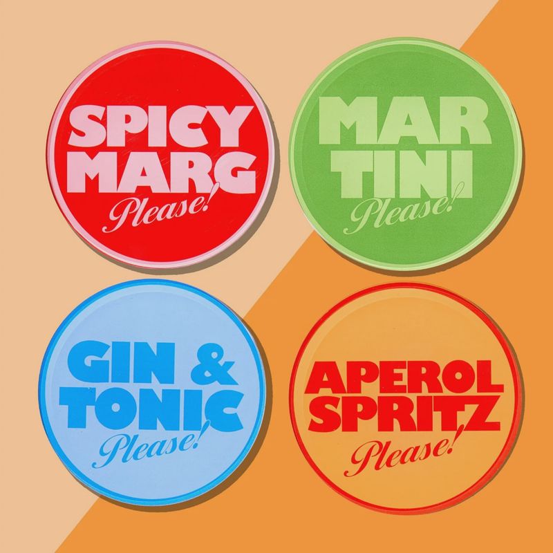 Drinks On Me Coasters