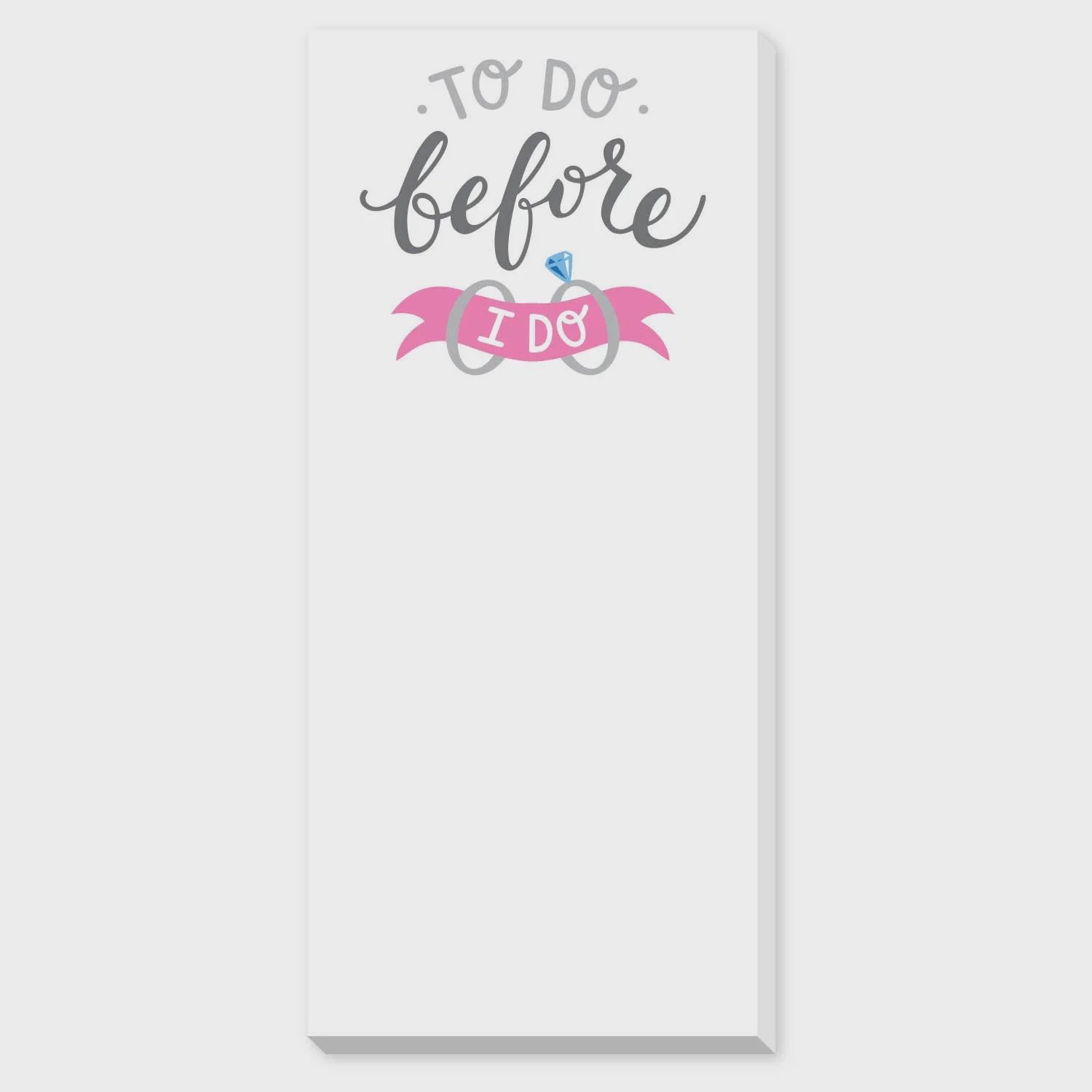 To Do Before I Do Rings Skinnie Notepads
