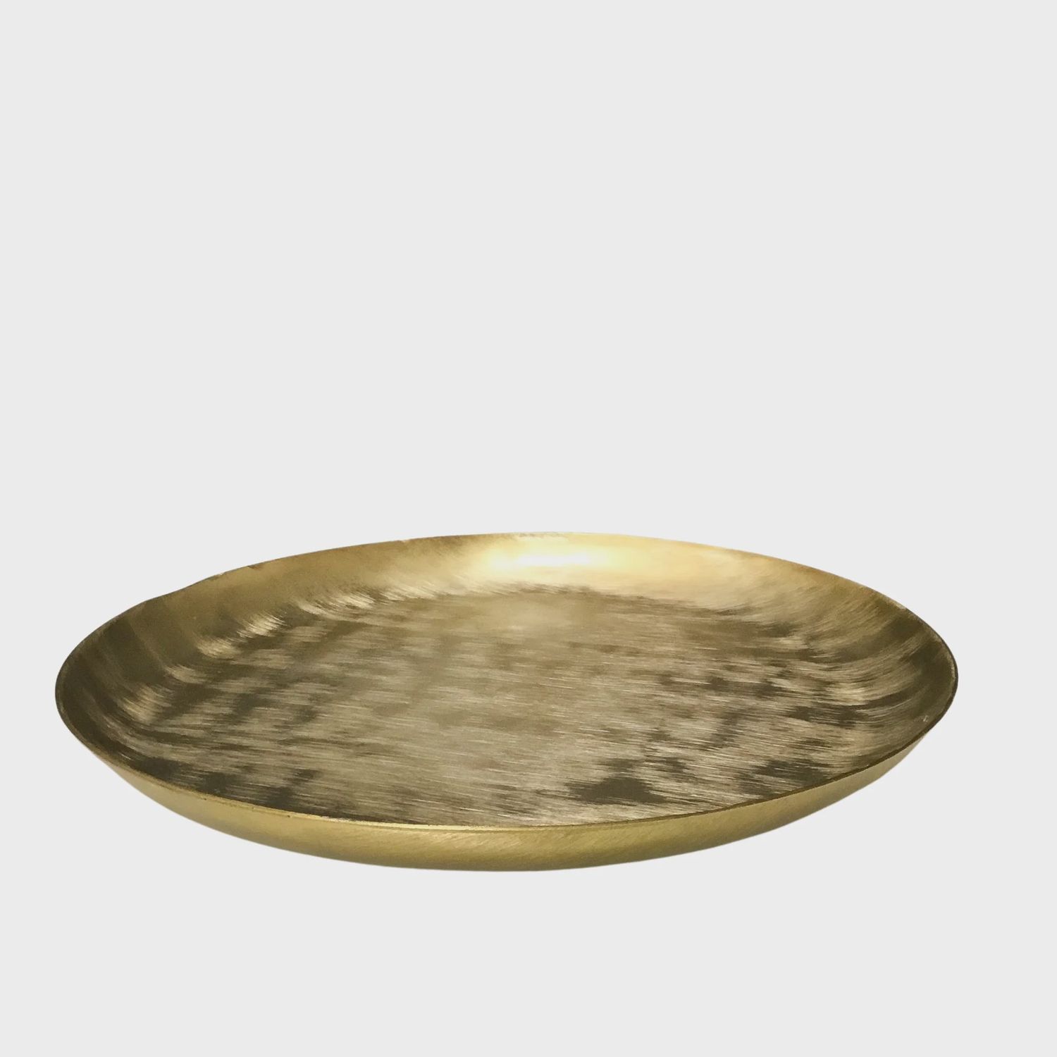 Gold Etched Round Tray | Small