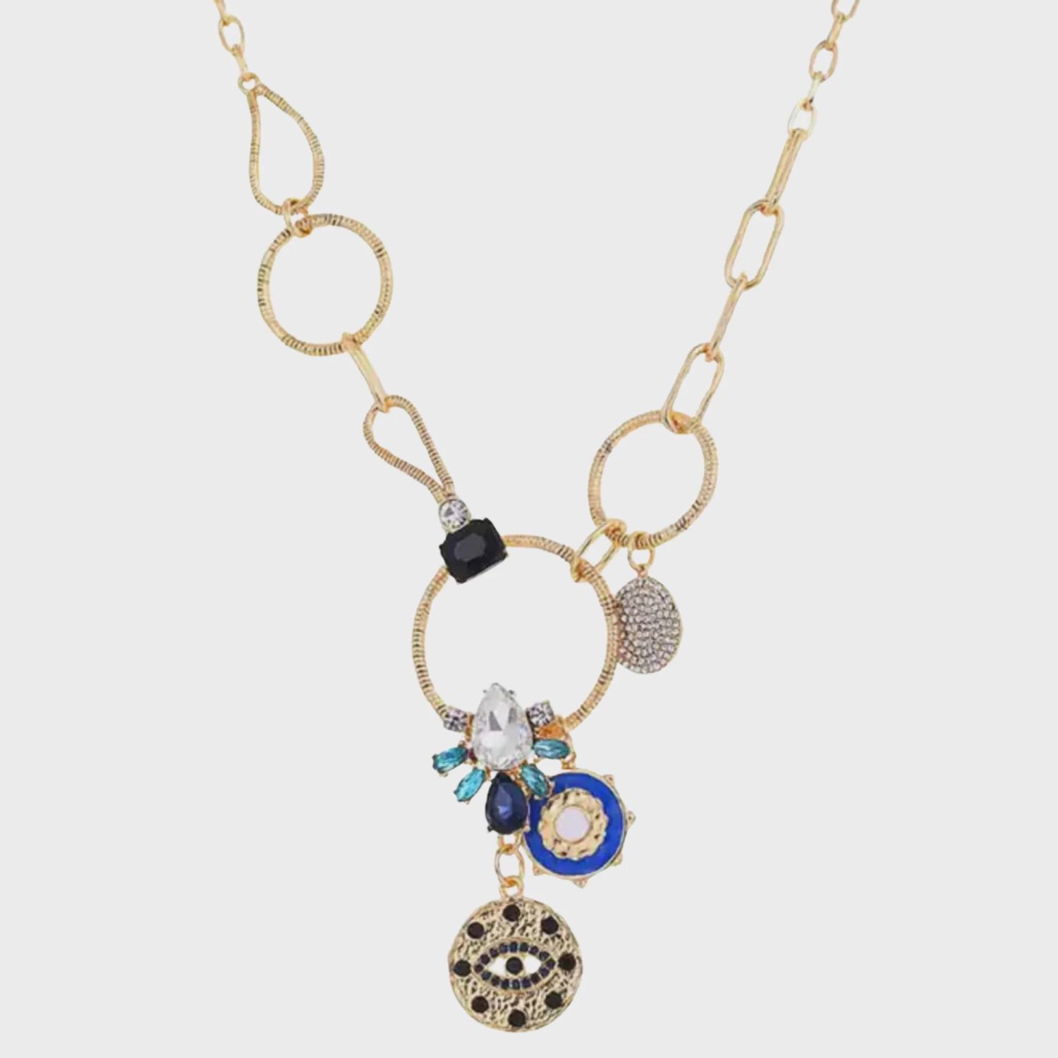 Celestial Coin Charm Universe Necklace