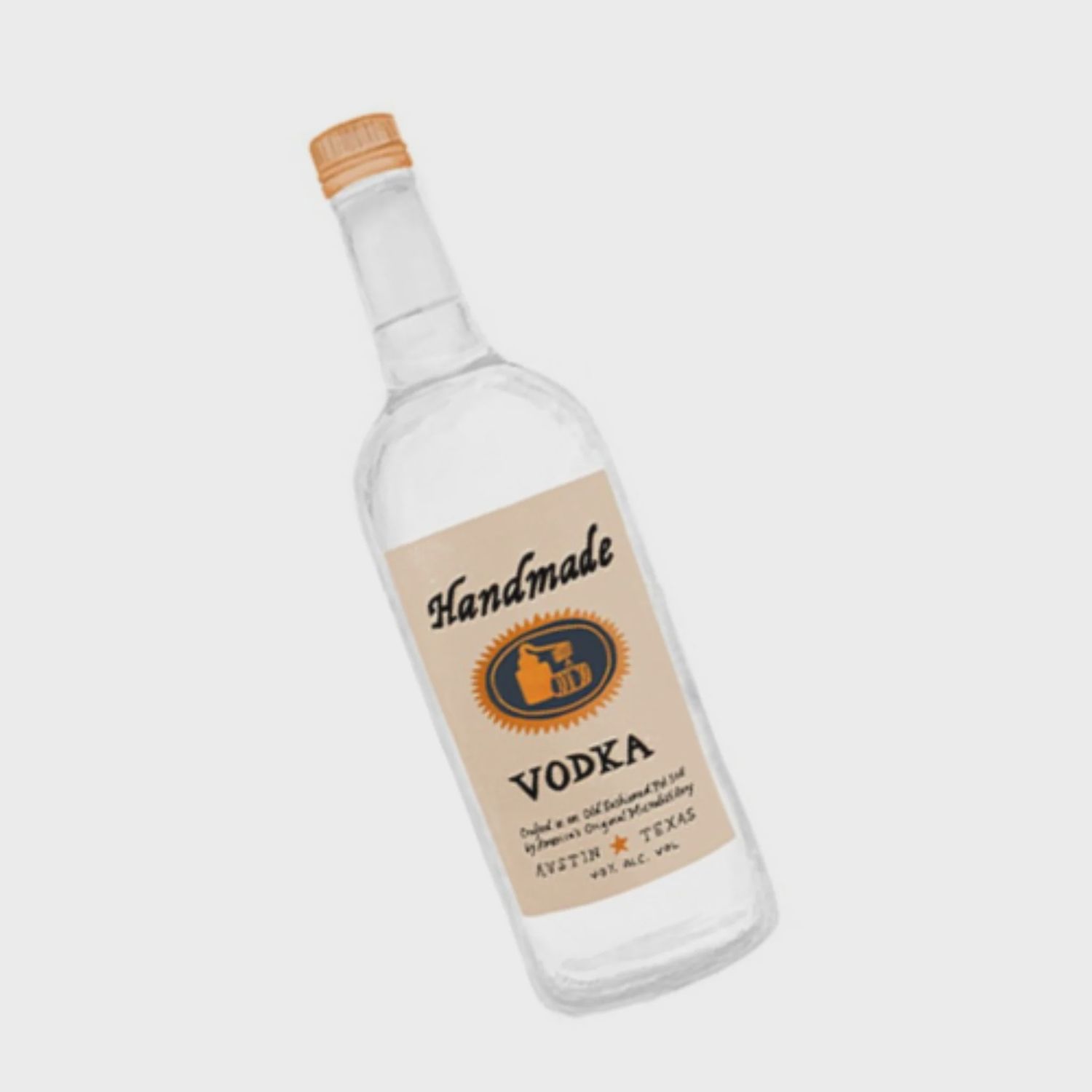 Acrylic Napkin Weight | Vodka