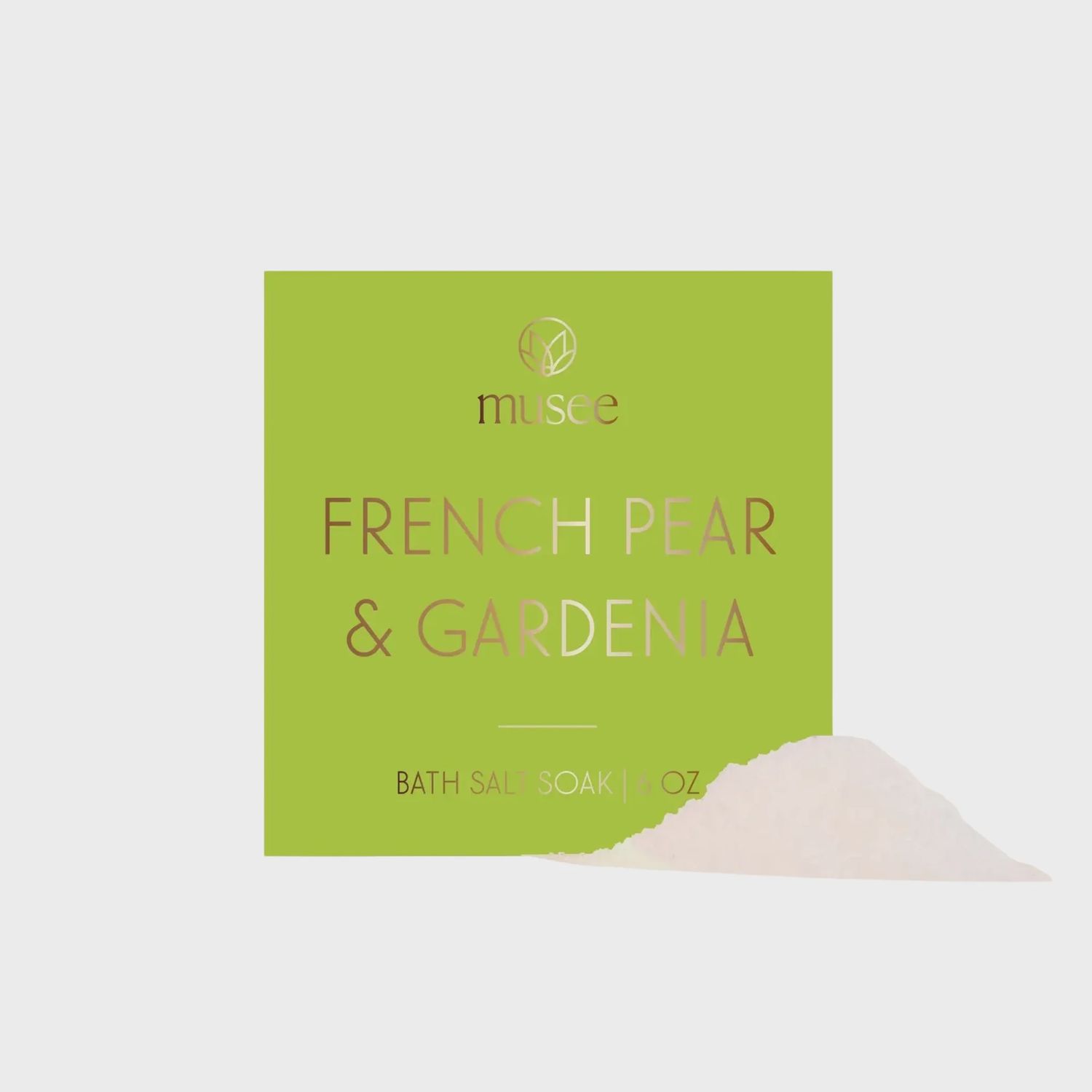 French Pear &amp; Gardenia Mini Bath Salt Soak | 6 oz