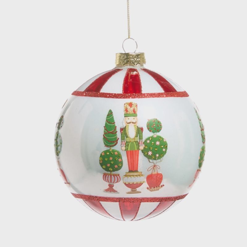 Topiary &amp; Nutcracker Ornament